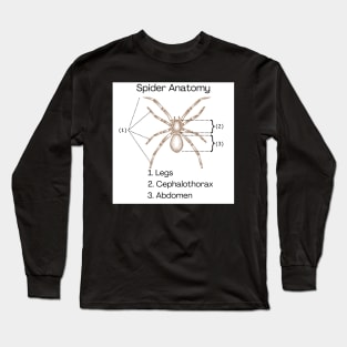 Spider Anatomy Long Sleeve T-Shirt